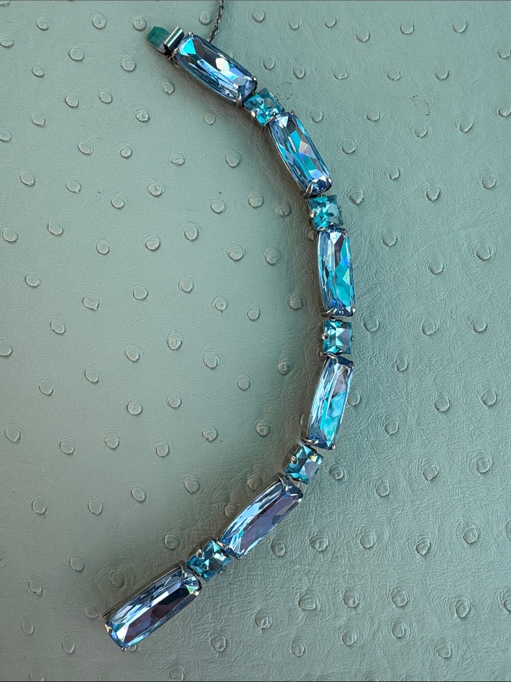 Sorrelli Blue Crystal Tennis Bracelet